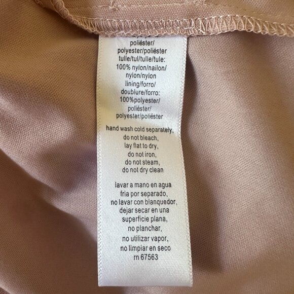 SL Fashions SLNY Floral Sequin Lace Sheer Yoke Dress Tea Length Size 16 NWT - Picture 9 of 16